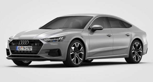 audi a7 sportback 2019 3D Model .c4d .max .obj .3ds .fbx .stl .blend 