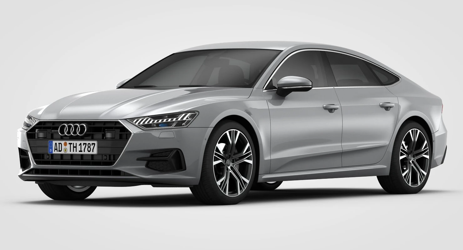 audi a7 sportback 2019 3D Model .c4d .max .obj .3ds .fbx .stl .blend 