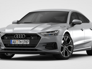 audi a7 sportback 2019 3D Model