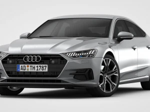 audi a7 sportback 2019 3D Model