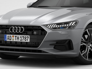 audi a7 sportback 2019 3D Model