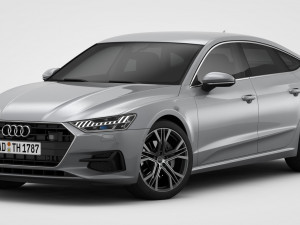audi a7 sportback 2019 3D Model