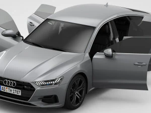 audi a7 sportback 2019 3D Model