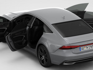 audi a7 sportback 2019 3D Model