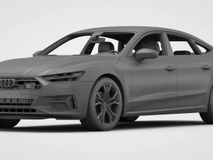 audi a7 sportback 2019 3D Model