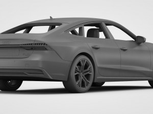 audi a7 sportback 2019 3D Model