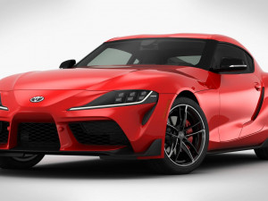 toyota supra 2020 detailed interior 3D Модель