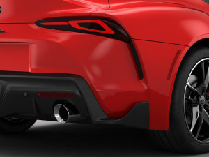 toyota supra 2020 detailed interior 3D Модель