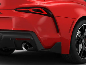 toyota supra 2020 detailed interior 3D Model