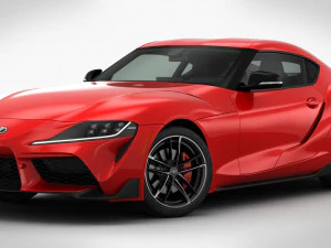 toyota supra 2020 detailed interior 3D Model