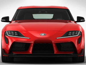toyota supra 2020 detailed interior 3D Model