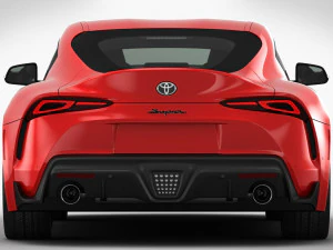 toyota supra 2020 detailed interior 3D Model
