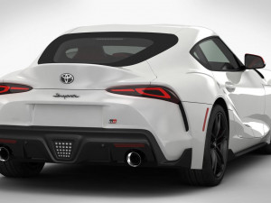 toyota supra gr 2020 detailed interior Modello 3D