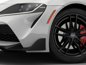 toyota supra gr 2020 detailed interior Modello 3D