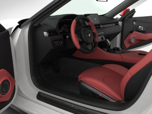 toyota supra gr 2020 detailed interior Modello 3D