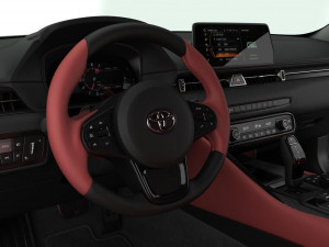 toyota supra gr 2020 detailed interior Modello 3D