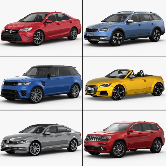 my car collection vol 2 2015 Model 3D .c4d .max .obj .3ds .fbx .stl .blend 