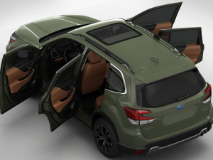subaru forester 2019 Modello 3D