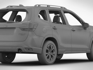 subaru forester 2019 Modello 3D