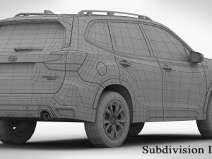 subaru forester 2019 Modello 3D