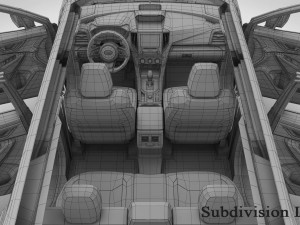 subaru forester 2019 Modello 3D