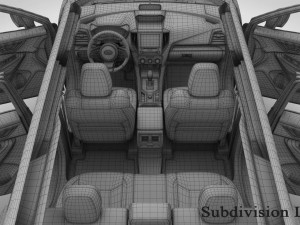 subaru forester 2019 Modello 3D