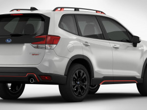 subaru forester sport 2019 3D Model