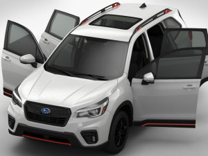 subaru forester sport 2019 3D Model
