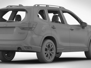 subaru forester sport 2019 3D Model
