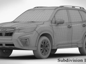 subaru forester sport 2019 3D Model