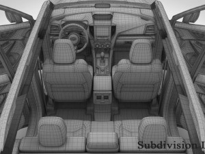 subaru forester sport 2019 3D Model