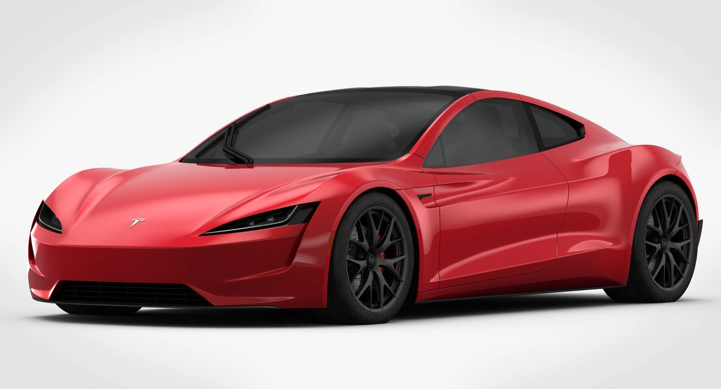 tesla roadster 2020 detailed interior 3D Model .c4d .max .obj .3ds .fbx .stl .blend 