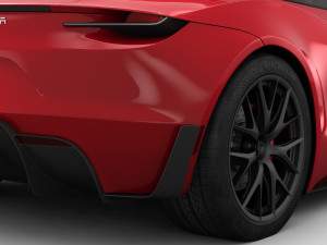 tesla roadster 2020 detailed interior 3D Model