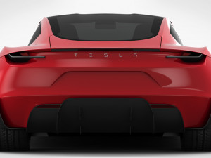 tesla roadster 2020 detailed interior 3D Model