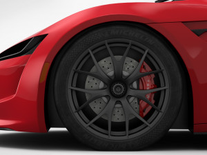 tesla roadster 2020 detailed interior 3D Model