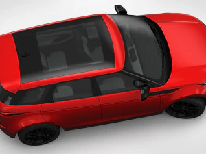 range rover evoque 2020 3D Model