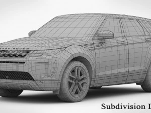 range rover evoque 2020 3D Model