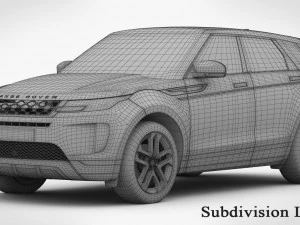 range rover evoque 2020 3D Model