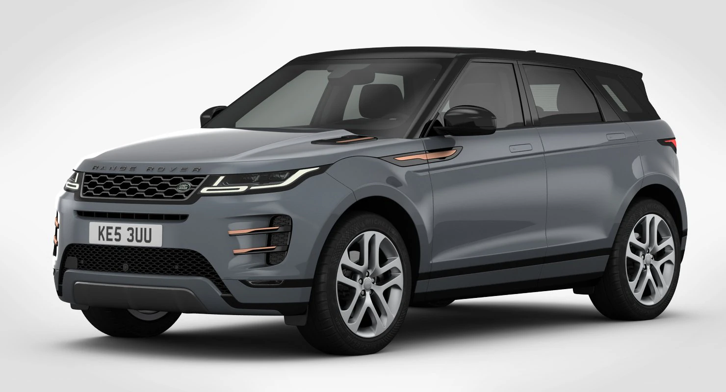 range rover evoque r-dynamic 2020 3D Model .c4d .max .obj .3ds .fbx .stl .blend