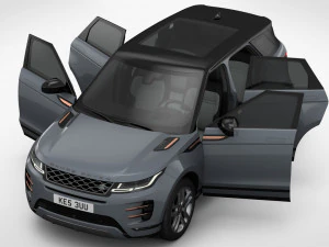 range rover evoque r-dynamic 2020 3D Model
