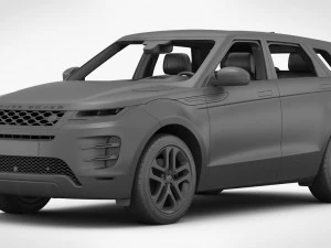 range rover evoque r-dynamic 2020 3D Model