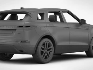 range rover evoque r-dynamic 2020 3D Model