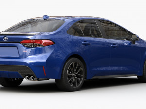 toyota corolla 2020 Modèle 3D
