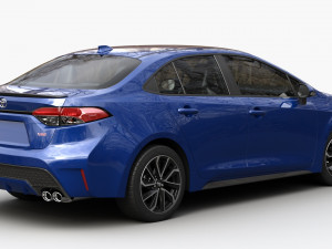 toyota corolla 2020 Modèle 3D