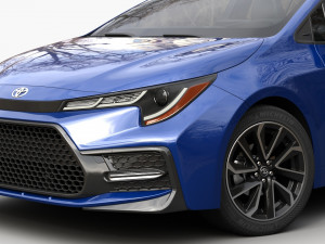 toyota corolla 2020 Modèle 3D