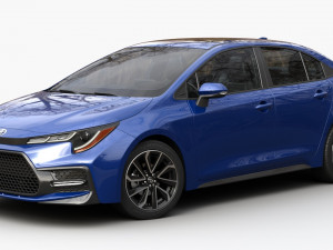 toyota corolla 2020 Modèle 3D