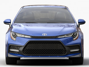toyota corolla 2020 Modèle 3D