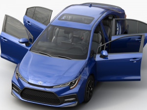 toyota corolla 2020 Modèle 3D