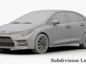 toyota corolla 2020 3D Model