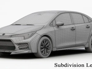 toyota corolla 2020 3D Model